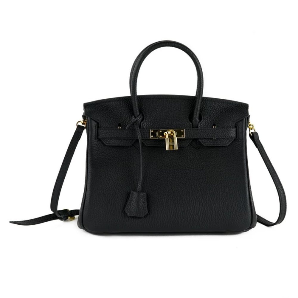 Cordae New York Black Leather Handbag